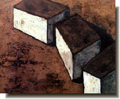 Modell 1998 Mischtechnik auf Leinwand 30 x 40